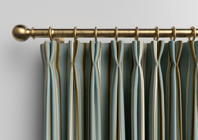 The British Stripe Co. Charles, Derwent No.1 - Made to Measure Curtains - Image 10